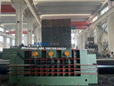 Y81-1000 Doppju Prinċipali Ċilindru Metall Baler